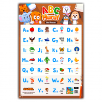 Poster Alphabet Huruf ABC - Alat Peraga Pendidikan TK SD | Pusat Mainan